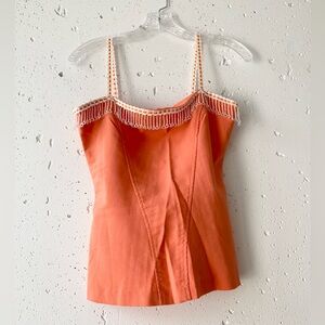 Vintage Beaded Kelly Collection Top